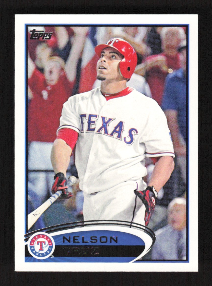 2012 Topps Baseball Nelson Cruz #344 Texas Rangers