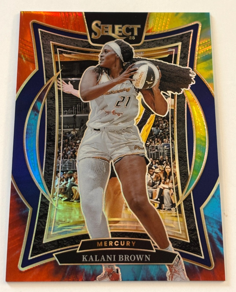 Kalani Brown 2025 Select WNBA Concourse Level Tie Dye Prizm Card /25 !!!