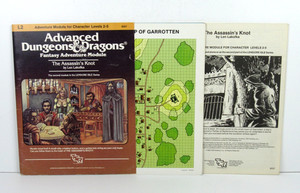 Dungeons & Dragons L2 The Assassin's Knot 1983 TSR9057 Original