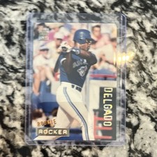 Topps Stadium Club 1994 Carlos Delgado Rookie Toronto Blue Jays MLB Card #629. rookie card picture