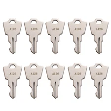 10PCS A126 Ignition Keys – Compatible with Linear Keypads (AK-11, MDKP, AKR-1)