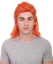 80's Disco Men's Wig, Multiple Retro Wig, Premium Breathable Capless Cap