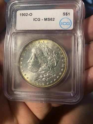 1902 O Morgan Silver Dollar MS62