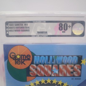 NES Nintendo HOLLYWOOD SQUARES - VGA GRADED 80+! NEW & Factory Sealed + H-Seam!