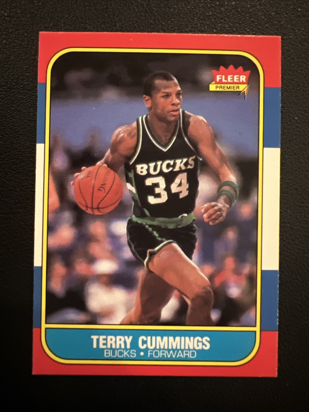 1986 Fleer Basketball #20 Terry Cummings EX W/ Awesome Corners!