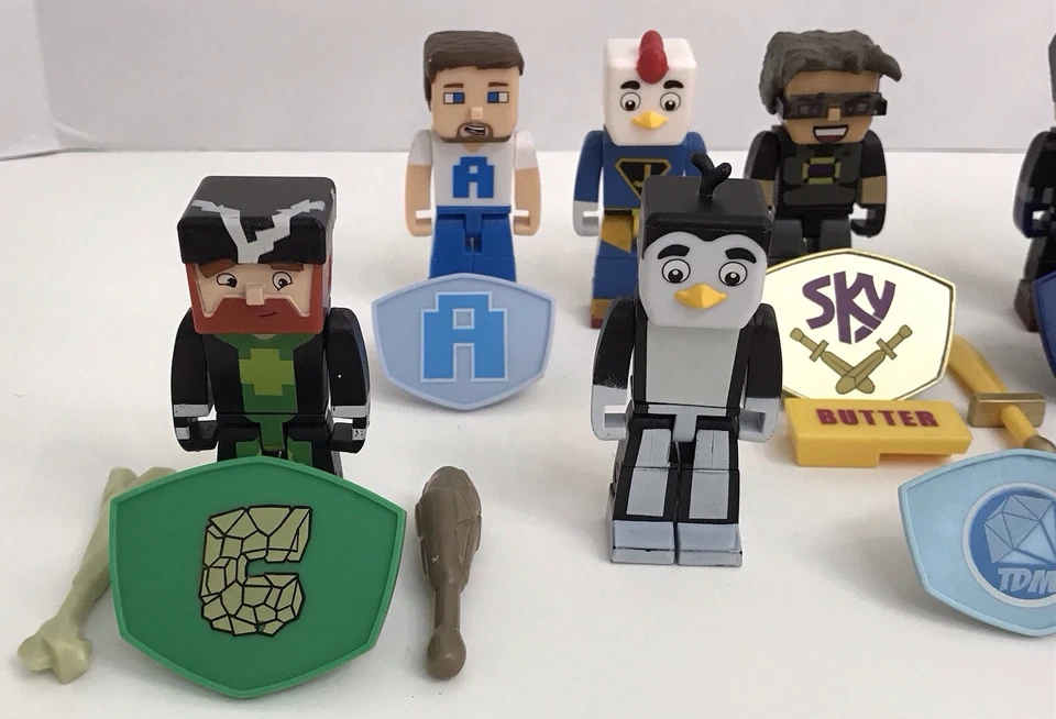 Tube Heroes Jazwares YouTube 15 Figures & Accessories Lot *Read* - Image 4 of 4