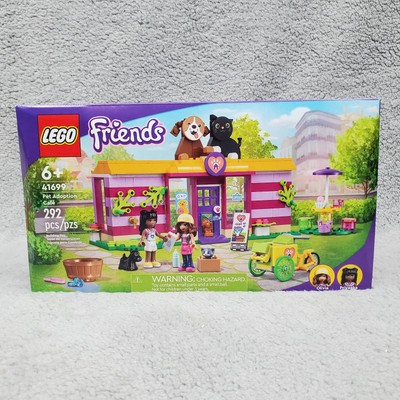 Lego Friends Pet Adoption Cafe Set 41699 Olivia Priyanka Animal Cat Dog 