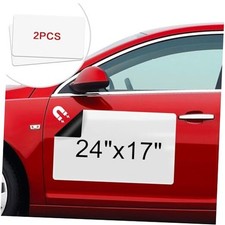 Blank Car Magnets, 24" x 17", 2 Pack Car Door Magnets Signs for Vehicle,