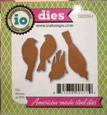 Bird Set American made Steel Die Cutting Dies Impression Obsession DIE033-J New