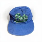 Polo Ralph Lauren Embroidered Spell Out Blue with Green Wordings Vtg 90s Hat