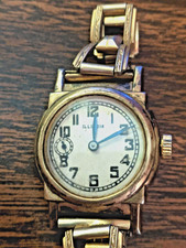    1929 ILLINOIS 21 Jewels Grade 528 Motor Barrel Running Beautiful 14K RGP   