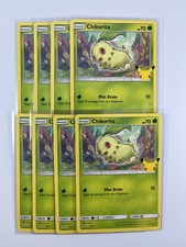 Pokemon Chikorita 2/25 8x McDonald’s 25th Anniversary Promo Cards 2021 NM