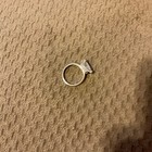 VINTAGE CUSHION CUT CZ WITH CZ ACCENTS RING SIZE SEE PICTURE PRE OWNED BEAUTIFUL — photo 2