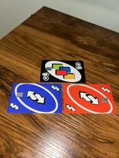 Pack Of 3 Uno Credit/Debit Card Cover Skin Sticker