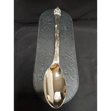 International Silver Company Siver plate Christmas Serving Spoon 