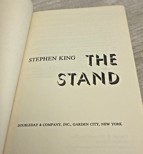 Rare Stephen King THE STAND 1978 Doubleday, NY Early Book Club Edition...  (BCE) - Picture 7 of 15