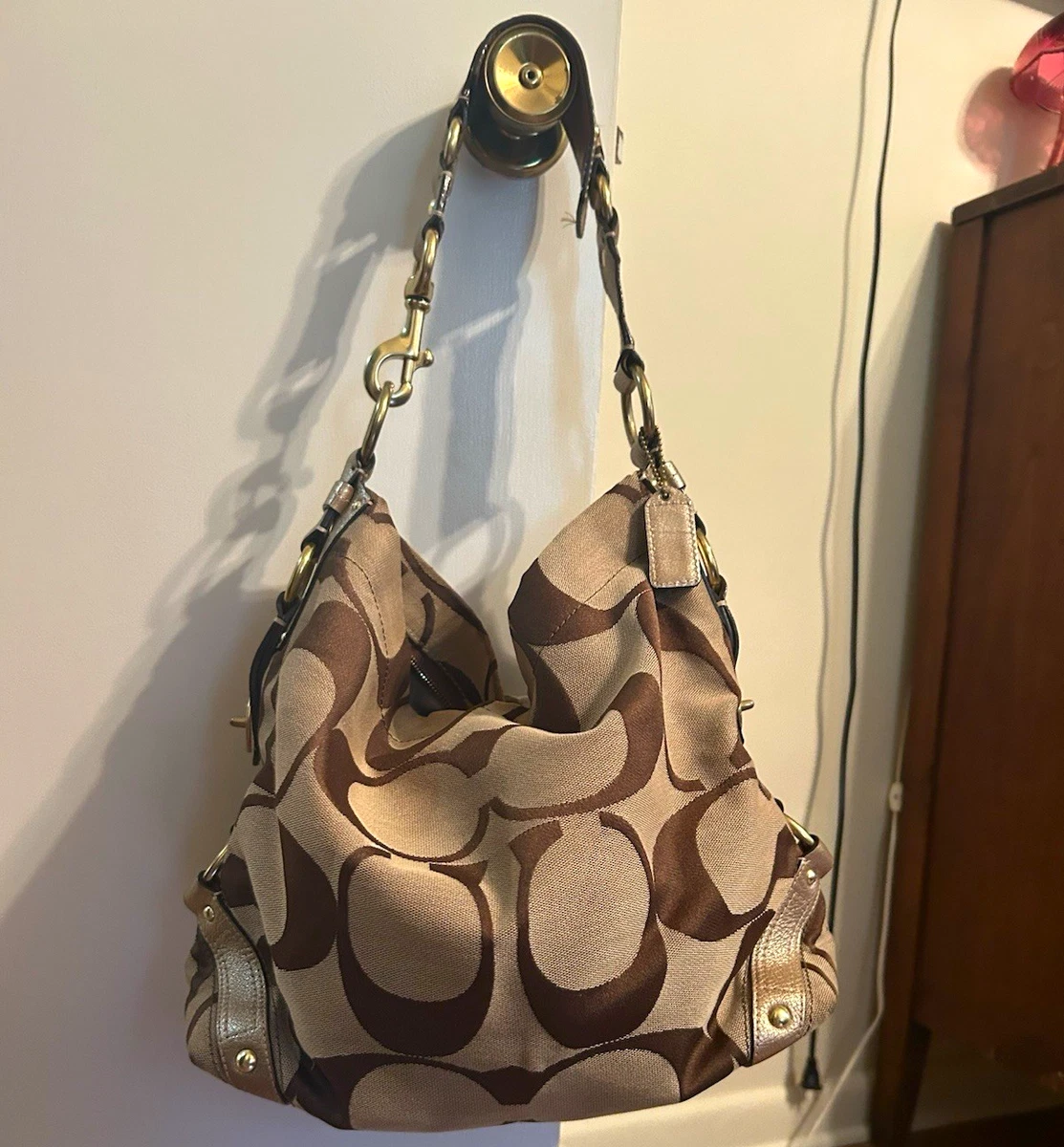 Coach Hobo Bags Gold Bags & Handbags for Women for sale | eBay