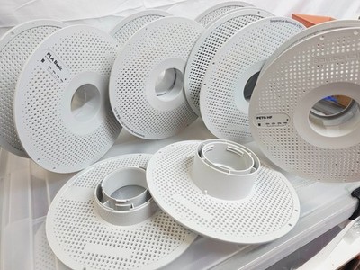 1 Bambu Lab Reusable Spool, Gray or Clear, Used, Filament BambuLab Refill AMS