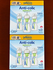 Dr. Brown's Options Anti-Colic Wide Neck Baby Bottles 6-Pack 9oz/270ml