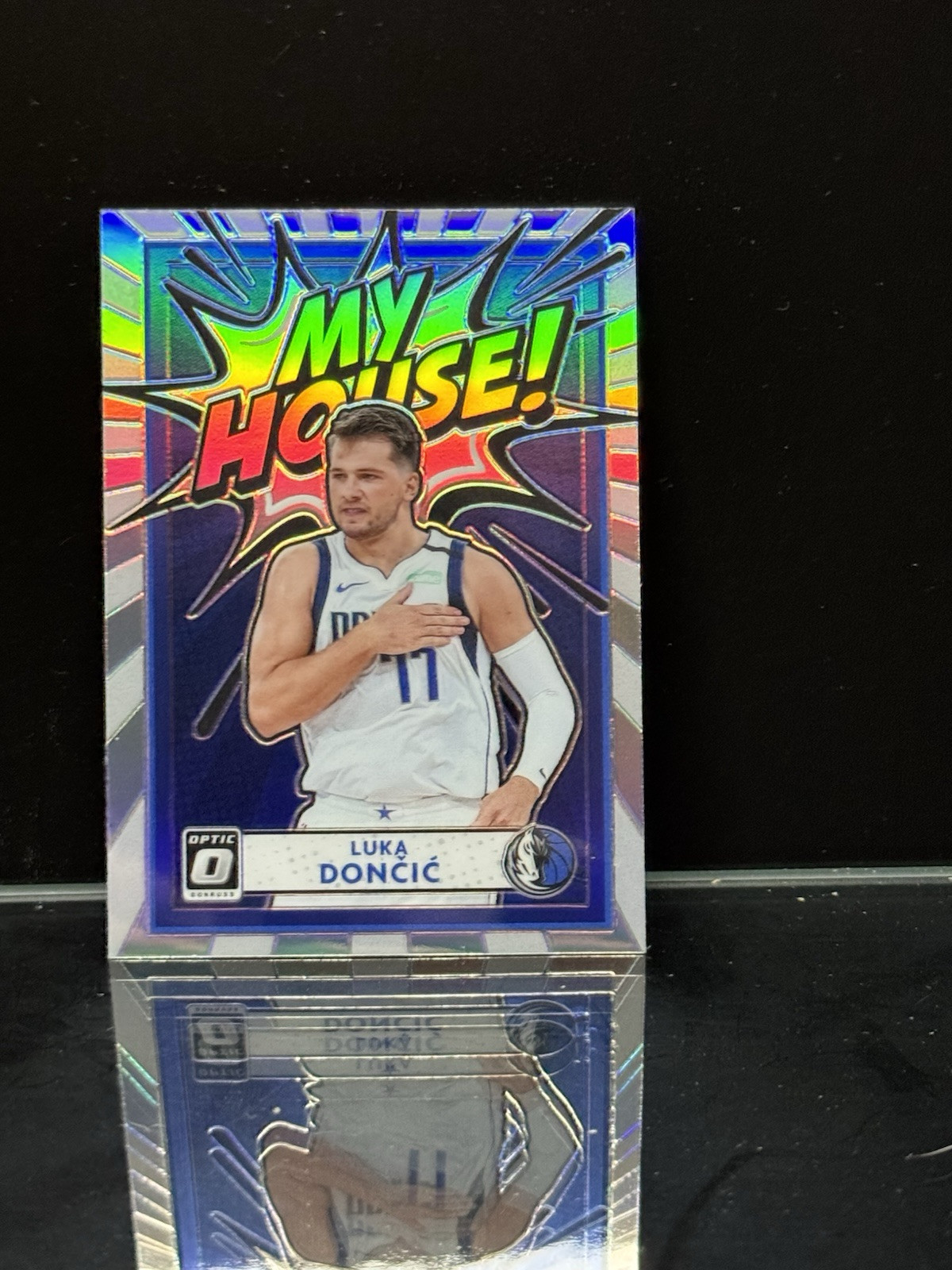 2020-21 Donruss Optic My House Holo Prizm #13 - Luka Doncic Dallas Mavericks