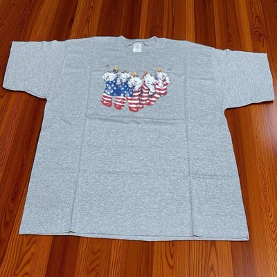 Patriotic Cats Christmas Stockings T Shirt USA Flag 2XL Kittens Graphic Tee