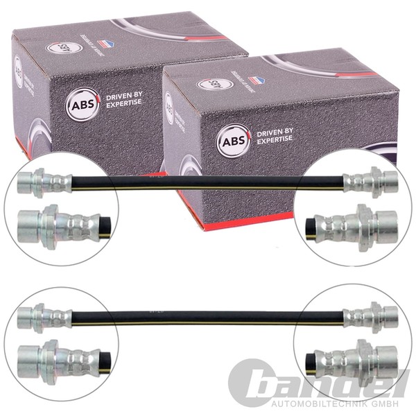 2X A.B.S. BremsschlÄUche Hinten Passend FüR CitroËN C1 Peugeot 108 Toyota Aygo-image
