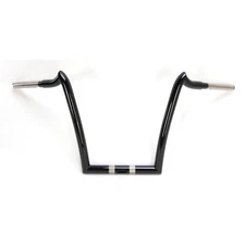 KST Kustoms High Gloss Black 1 1/4" SS Renegade 14" Rise Handlebar-6116014HG