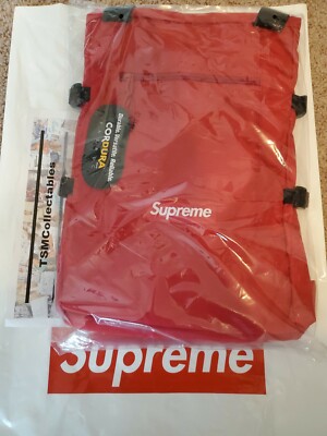 In hand Supreme Tote Backpack Bag SS2019 red box logo Cordura 18L