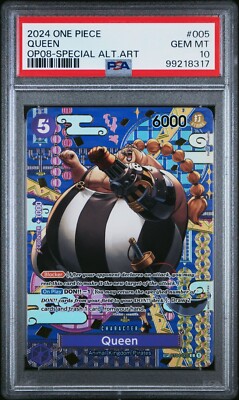 【PSA10】 クィーン SP ST04-005 PSA 10 Queen ST04-005 OP08-Special Alt Art One Piece Card