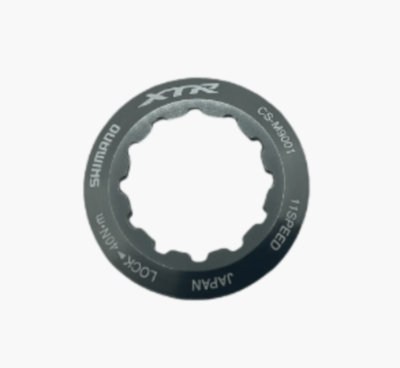 SHIMANO XTR 11-SPEED CASSETTE LOCKRING AND SPACER CS-M9000 CS-M9001