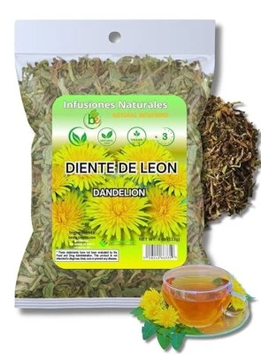 B-EXPERTS STORE Diente de Leon Te hoja seca (Dandelion Tea)– 4 oz Loose Leaf, Herbal Tea – 100%