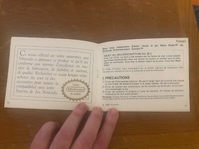 MACH RIDER - Jeu Nintendo NES COMPLET