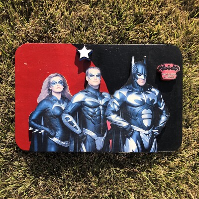 Vintage 1997 Batman And Robin Movie Promotional Wall Decor DC 