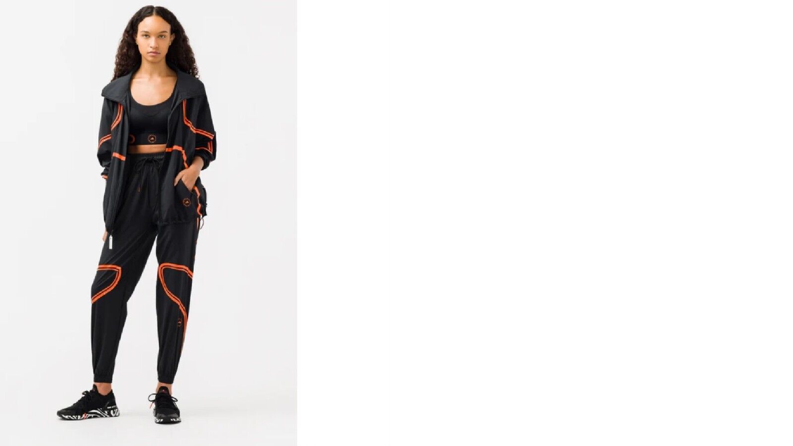 Adidas By Stella McCartney TRUEPACE WOVEN Running Jacket Color: Black. New