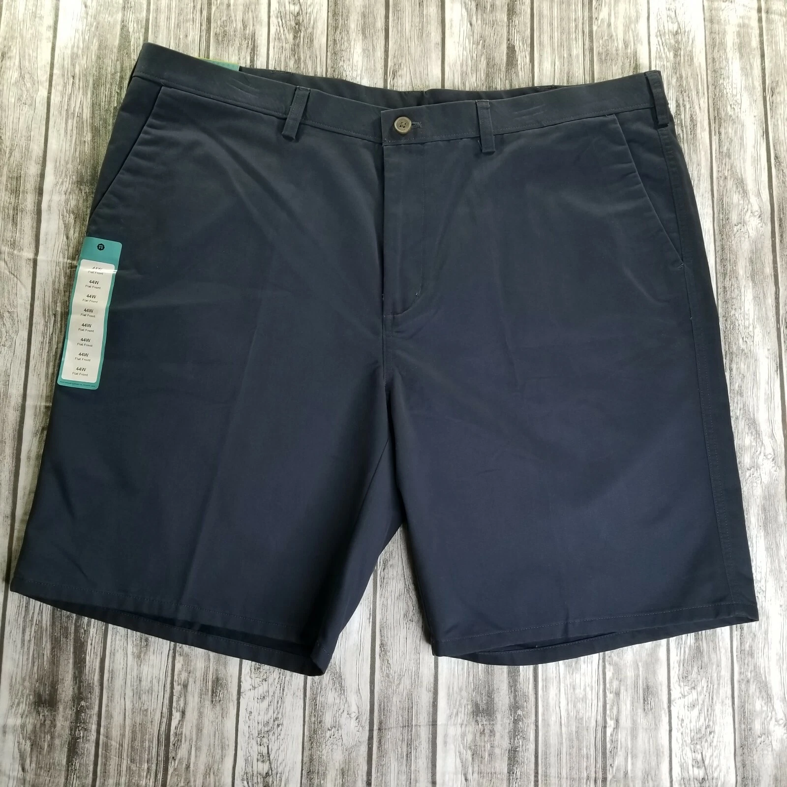 Hagger ECO Blue Casual Men's Shorts Size 44 Waist L 22.5" Active Work Preppy New
