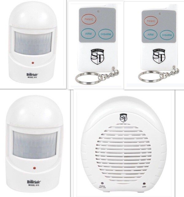 2 REMOTE 2 MOTION SENSOR Electronic Security BARKING WATCH DOG Home