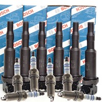 6X Bosch 0221504464 ZüNdspule + ZüNdkerzen FüR BMW 3Er 5Er 7Er X1 X3 X5 M3 Z8
