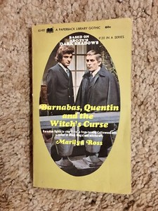 Dark Shadows Barnabas, Quentin, and the Witch’s Curse Paperback Library Gothic 