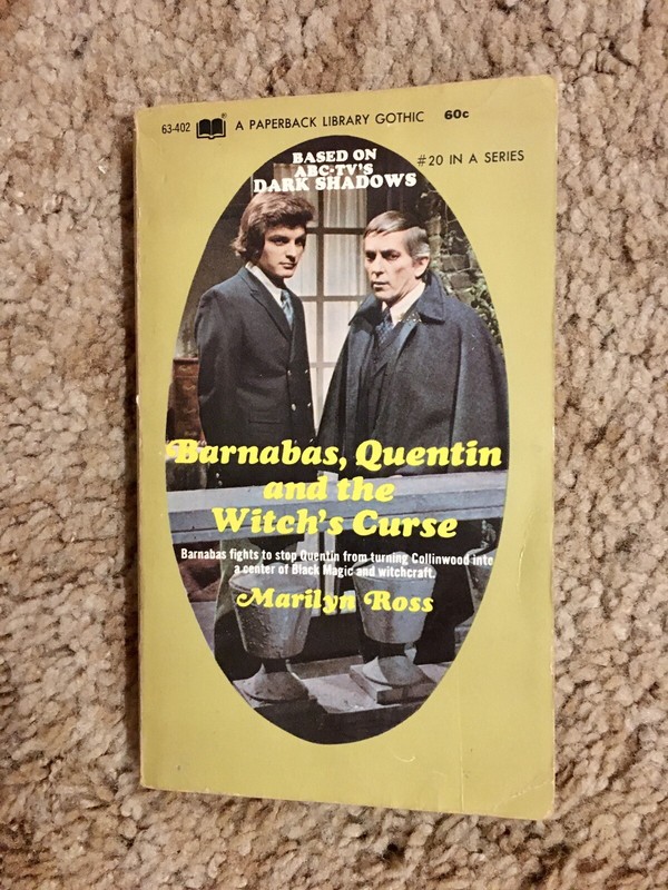 Dark Shadows Barnabas, Quentin, and the Witch’s Curse Paperback Library Gothic 