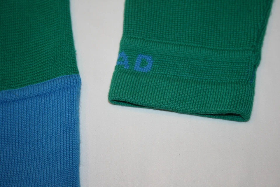 Tyrolia Head USA Vtg Retro Neon Wool Blend Ski Sweater Pullover Womes S Youth L - Image 2 of 4