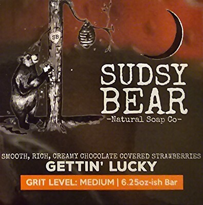 Sudsy Bear - Gettin' Lucky Limited Edition 6.25oz Soap Bar Valentines   