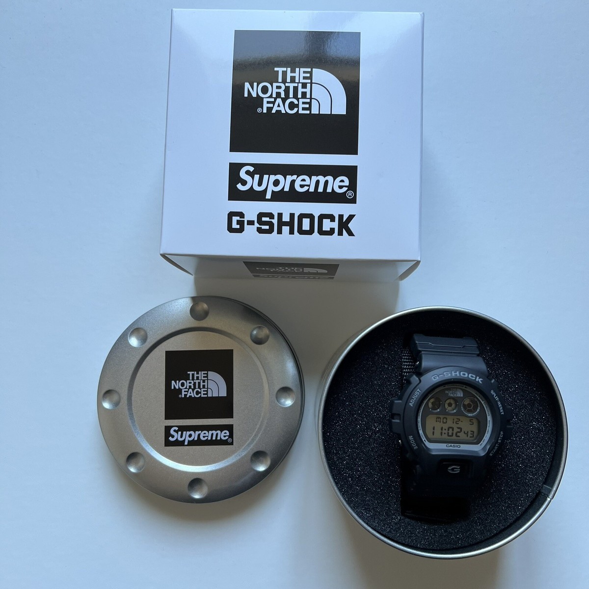 Supreme x The North Face Casio G-Shock DW-6900 Watch (Black Supreme x The North Face Casio G-Shock DW-6900 Watch (Black