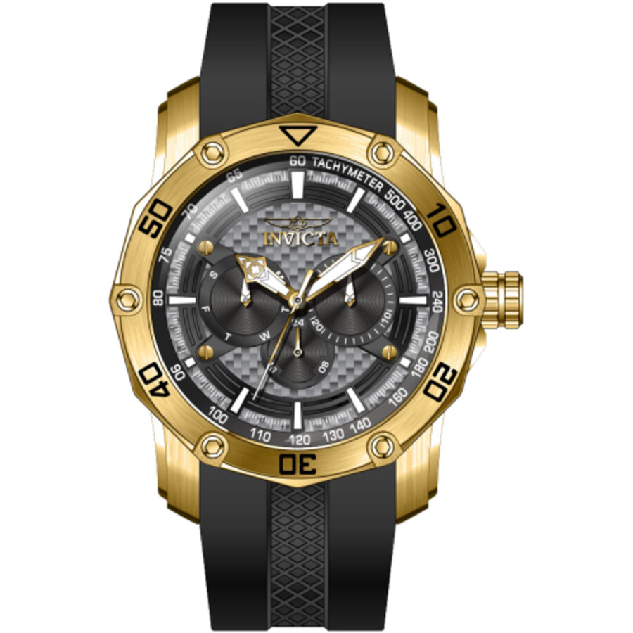 Мужские часы Invicta Pro Diver GMT с серым циферблатом и датой по Гринвичу 45744