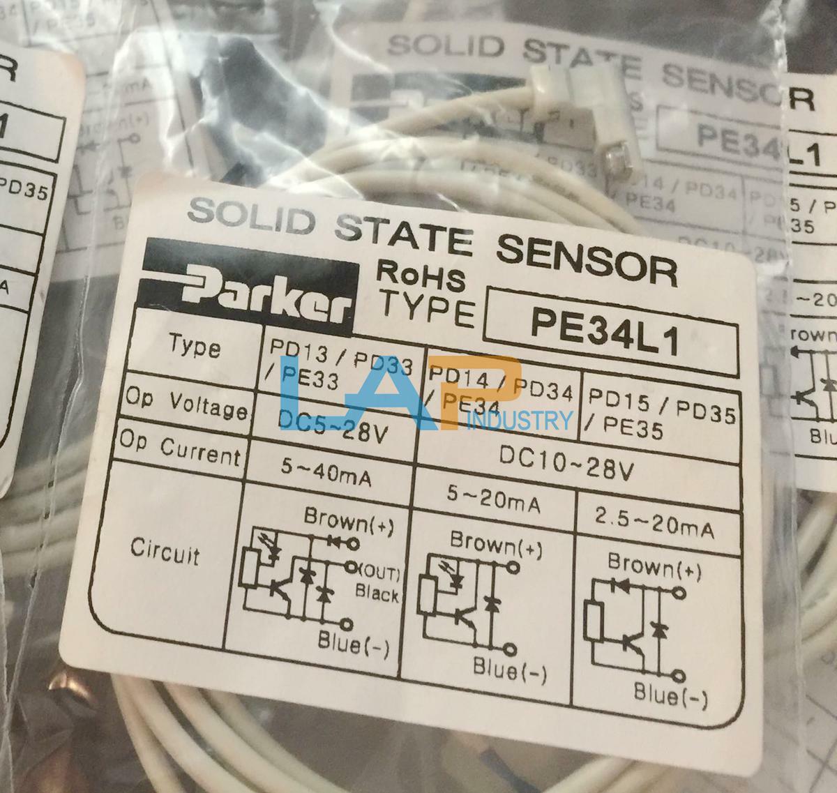 QTY:1 New For Parker Magnetic Switch PE34L1 DC5~28V DC10~28V 5~40mA