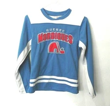 Mighty Mac Sports Quebec Nordiques youth's medium (10-12) hockey jersey (RR)