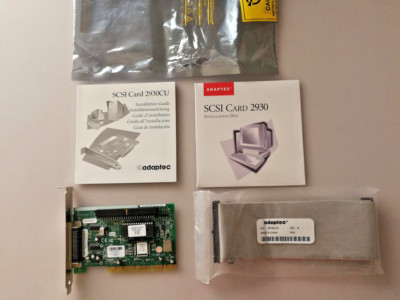 Vintage SCSI Karte Neu ADAPTEC AHA-930CU PCI CD Treiber Windows 95 98 Handbuch