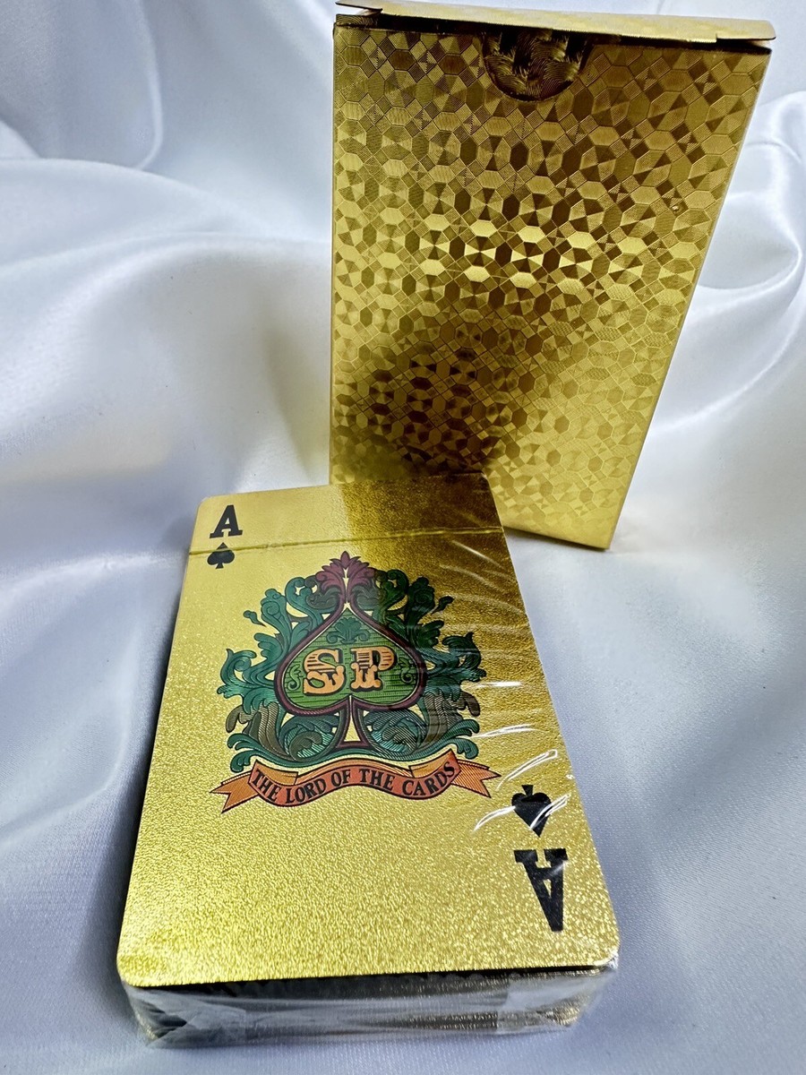 GOD ゴールドプレイングカードGOD GOLD PLAYING CARDS The Great Creator Gold Collector's Edition - Riffle Shuffle