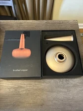 Vita Clava Lamp Shade Brushed Copper Hanging Pendant Light Fixture