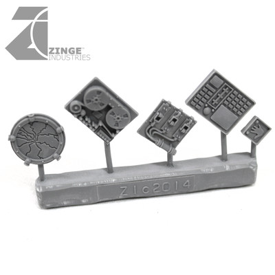 Zinge Industries Computerausrüstung und Handscanner 5er Set Landschaft S-COM01