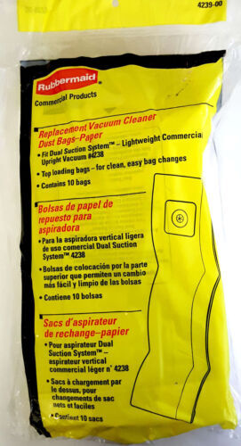 Janitized JAN-DB28501-2(10) Premium Replacement Commercial Vacuum Paper Bag, For Dustbane/Targa Eco 330 Vacuum Cleaner (10-10 Packs